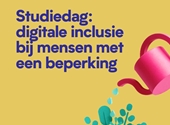 Studiedag digitale inclusie bij mensen met een beperking - afbeelding: gieter die plantjes water geeft